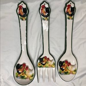 VINTAGE KMC CERAMIC POTTERY UTENSILS